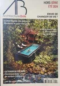 image de la couverture du magazine architecture bois hors série été 2024